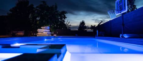 Una piscina climatizada