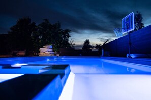 Una piscina climatizada