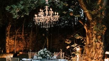 Área para banquetes al aire libre