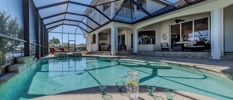 Una piscina climatizada