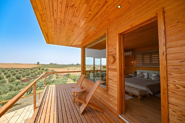 Comfort Bungalow | Desk, free WiFi, bed sheets - Le Parc des Oliviers (Tameslouht)