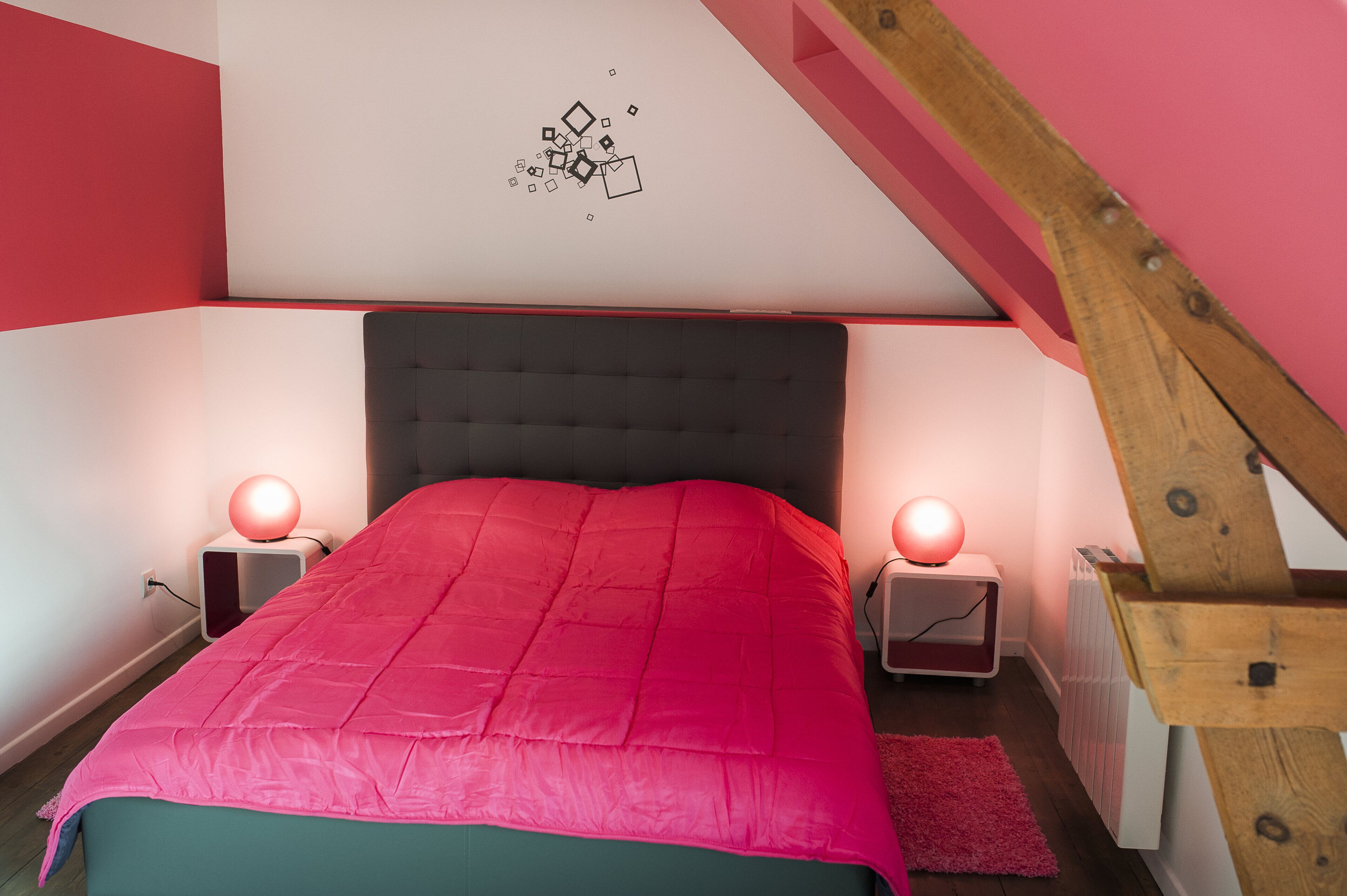 7 chambres, draps fournis