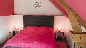 7 chambres, draps fournis
