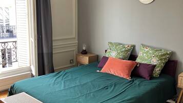 1 makuuhuone, vauvan matkasÀnky, ilmainen Wi-Fi, vuodevaatteet