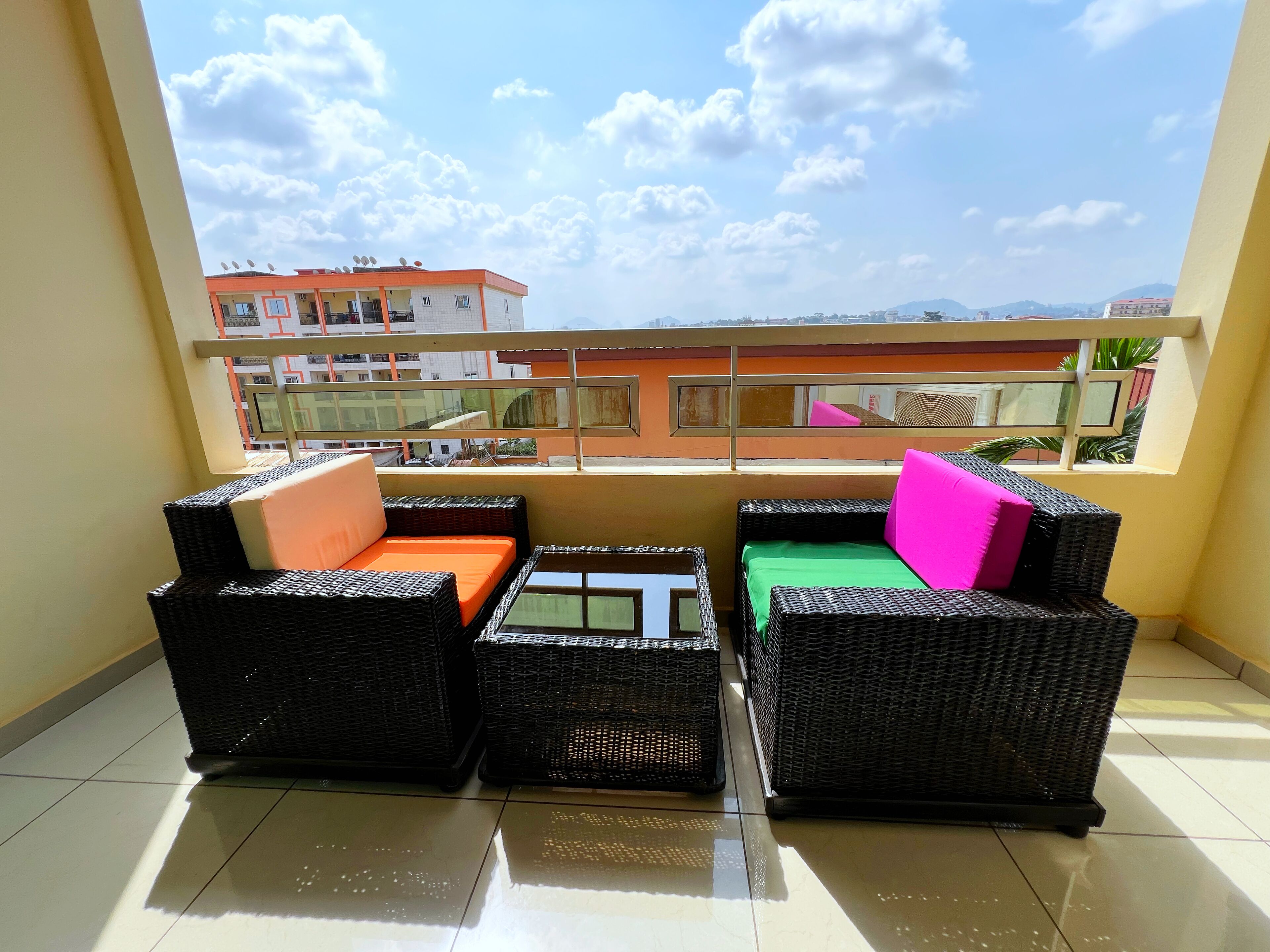 Vue depuis l’hébergement