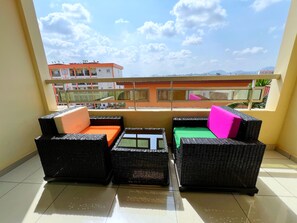 Vue depuis lâhĂ©bergement