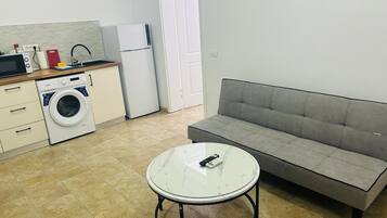 50-cm flat-screen TV with cable channels