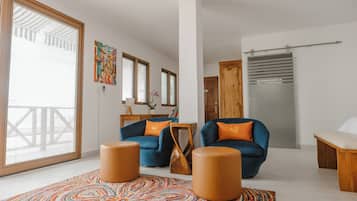 Junior Suite, Ocean View | 1 bedroom, Egyptian cotton sheets, premium bedding, pillow-top beds