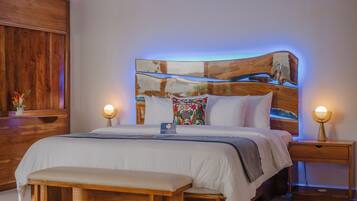 Junior Suite, Ocean View | 1 bedroom, Egyptian cotton sheets, premium bedding, pillow-top beds