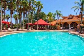 Outdoor pool, a heated pool - ⭐NEW LISTING | 4 Bed Villa | Gated Resort of Solana | Pool | Minutes to Disney⭐ (Davenport)