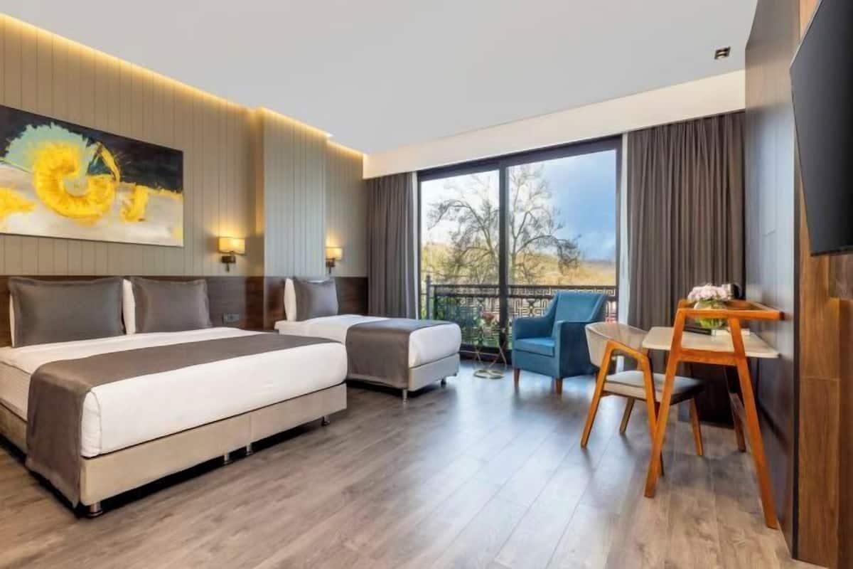 Premium bedding, minibar, in-room safe, desk