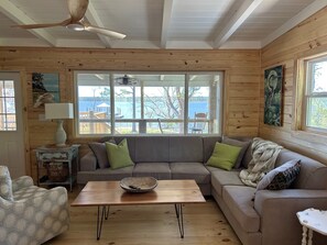 Smart TV, stereo - Secluded waterfront fishing cabin, boat dock, pier, sunsets, boat to beach (Foley)