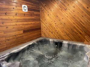 Interior - Lakefront Couples’ Retreat with Indoor Hot Tub, Spa Bathroom & Cozy Fireplace (Sandy Hook)