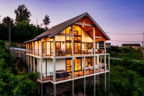 Exterior - Chalet Village Luxury Cabin w/ INSANE Views! Hot Tub! Game Room! (Gatlinburg)