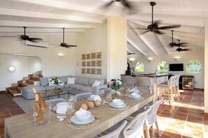 Dining - Villa Joie de Vivre – Exclusive Beachfront Estate on Baie Rouge, St. Martin (Sandy Ground)
