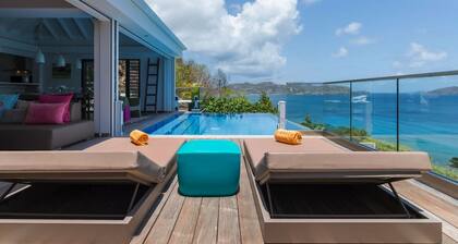 Amazing 3 bedroom villa in Pointe Milou with views of Fregate Island