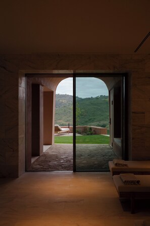 Body treatments, body wraps, body scrubs, facials, 9 treatment rooms