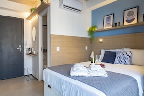 Apartamento | 1 quarto, Wi-Fi de cortesia, roupa de cama