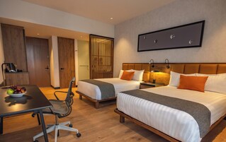 Minibar, desk, iron/ironing board, WiFi (free)