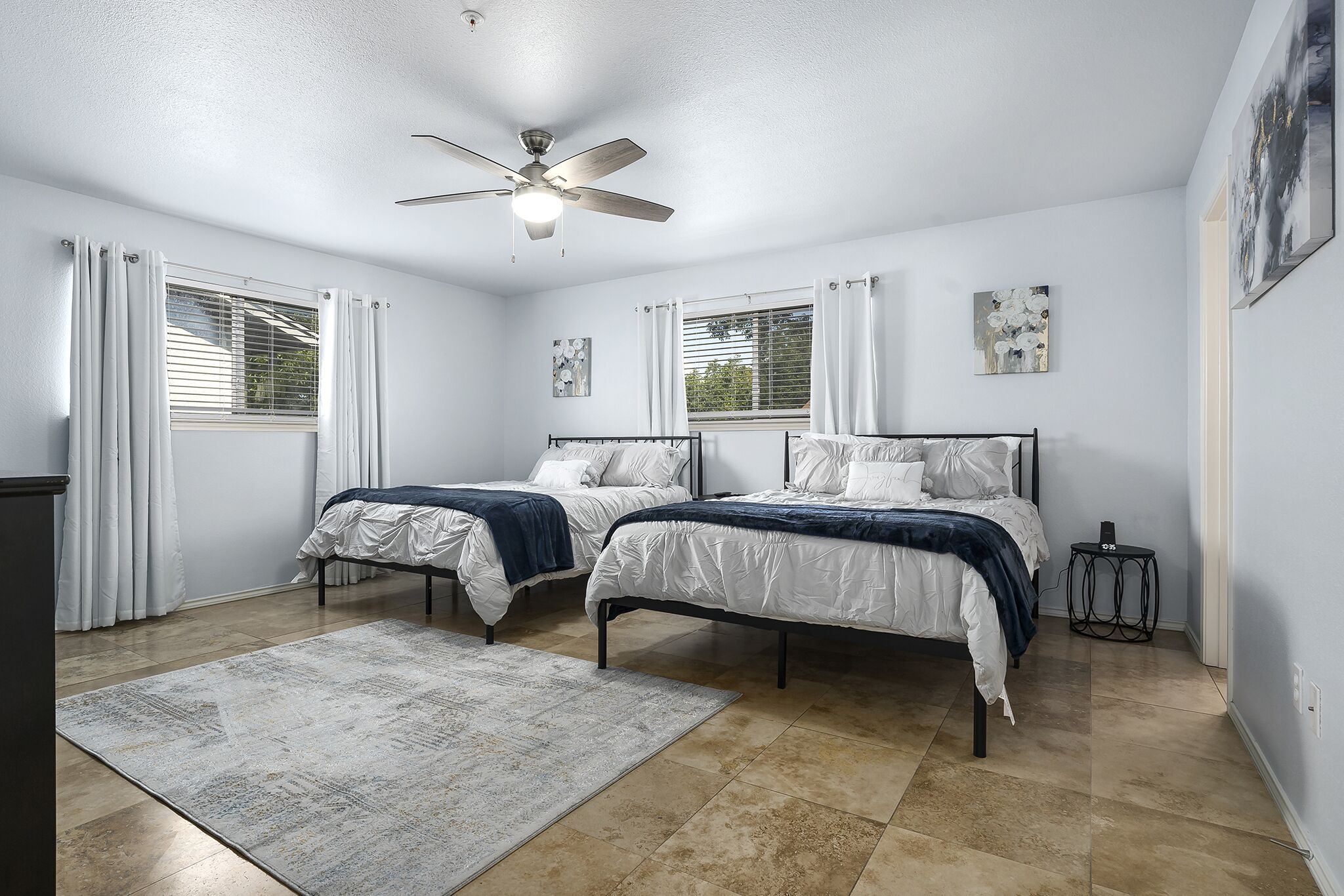 2 bedrooms, iron/ironing board, free WiFi, bed sheets