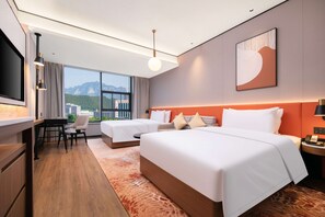 Deluxe Room, 2 Twin Beds | In-room safe, soundproofing, iron/ironing board, free WiFi - Hilton Garden Inn Handan She County (Handan)