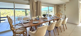 La Bohem'Azur Golfe St Tropez 170m2 5 bedrooms Piscine chauff Spa Magnificent view