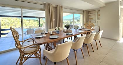 La Bohem'Azur Golfe St Tropez 170m2 5 bedrooms Piscine chauff Spa Magnificent view