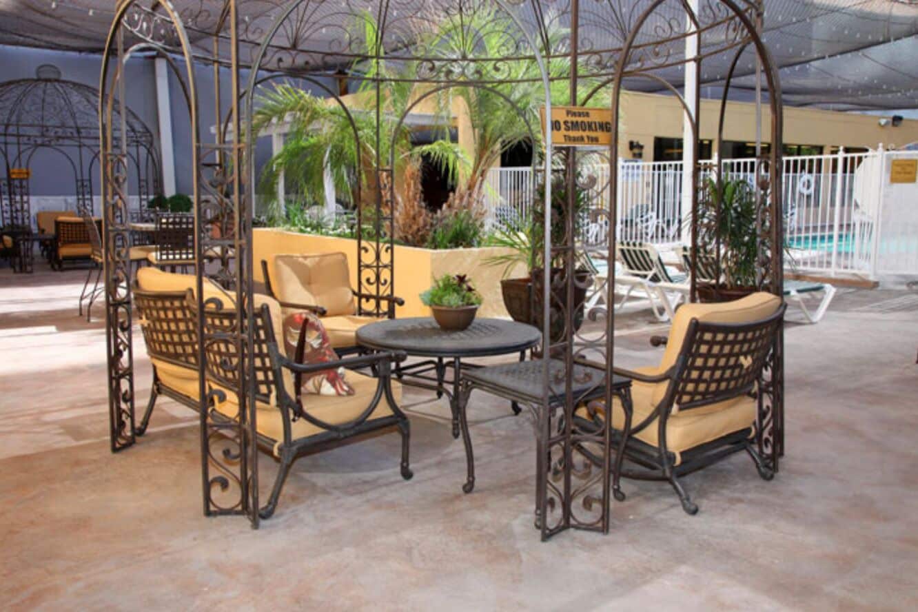 Overnattingsstedets uteområder