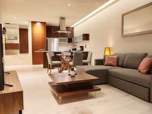Living area - Exquisite 1 BR near the beach by Happy Address (Playa del Carmen)