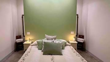 2 bedrooms, desk, iron/ironing board, travel cot