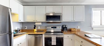 Beachfront retreat with ocean views, pool, & washer/dryer - steps to the sand