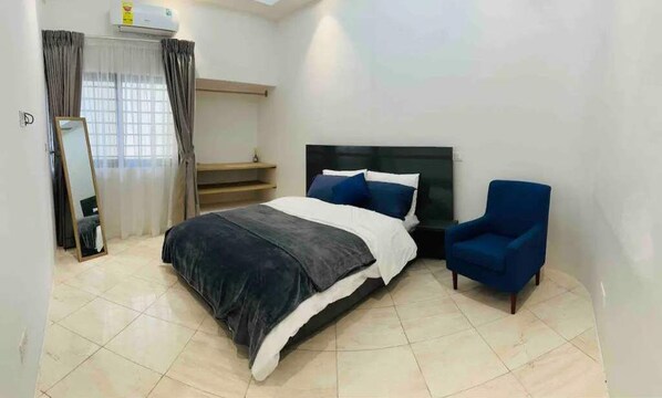 1 室のベッドルーム、WiFi (無料)