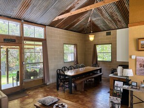 Dining - Modern Rustic Cabin on the Sabinal River. Close to Garner and Lost Maples! (Utopia)