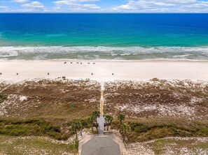 Beach - Nostalgic townhome nestled on quiet preserved beach! (Panama City Beach)