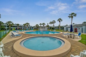 Pool - Nostalgic townhome nestled on quiet preserved beach! (Panama City Beach)