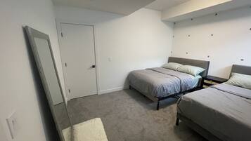 1 bedroom, iron/ironing board, travel crib, WiFi