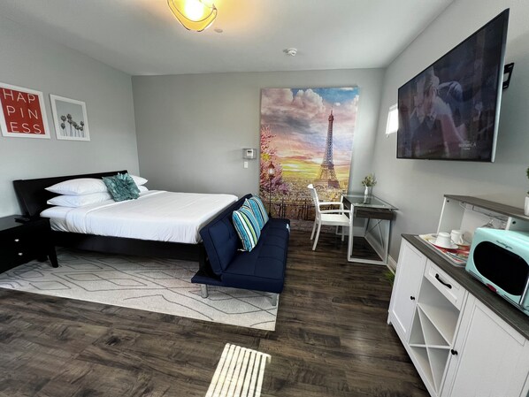 1 bedroom, WiFi, bed sheets