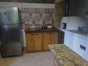 Private kitchen - Sítio com Privacidade: Cachoeira e Mata Atlântica (Juquitiba)