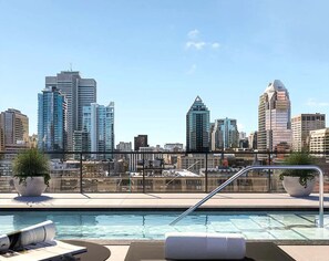 Indoor pool, outdoor pool