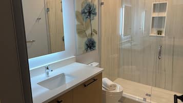 Suite de lujo | Baño | Secador de pelo y toallas