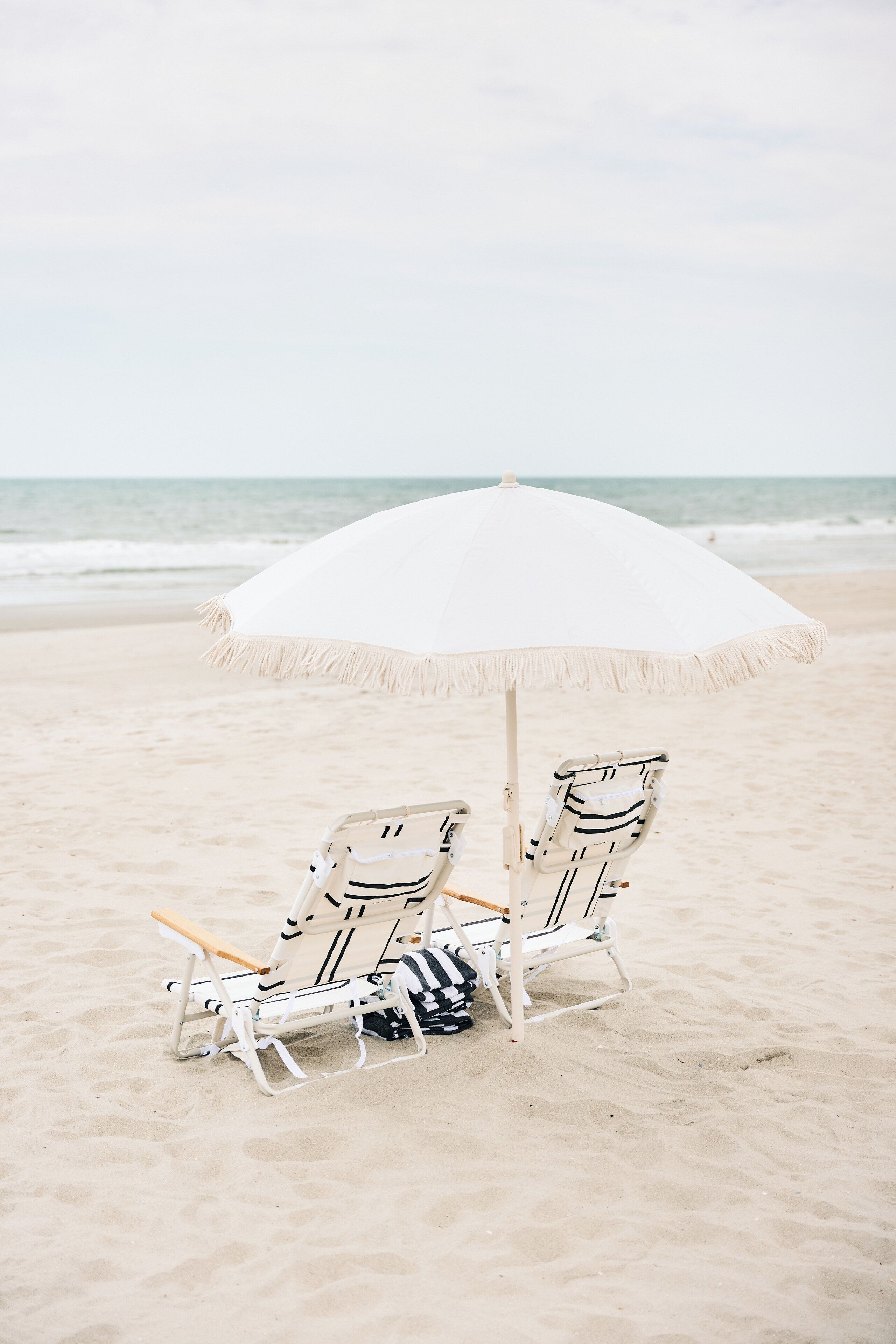 Camastros y toallas de playa 