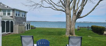 3 bed 2 bath Beach Front Cottage in private neighborhood on Buzzards Bay