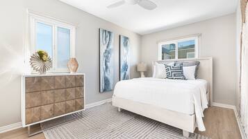 2 間睡房、可攜式嬰兒床、免費 Wi-Fi、床單