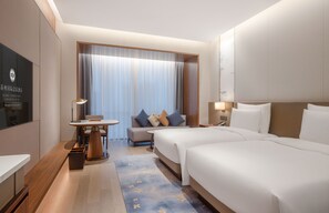 Deluxe Twin Room | Down comforters, minibar, in-room safe, laptop workspace - Suzhou International Conference Hotel (Suzhou)