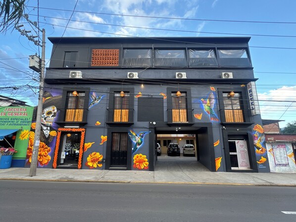 Façade de l’hébergement