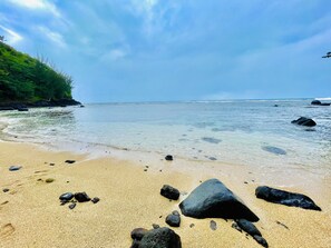 Chaise longue, serviettes de plage