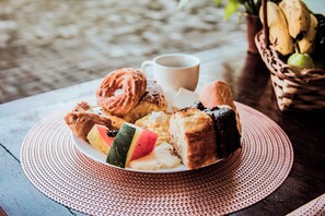 Kontinental frokost er inkludert hver dag