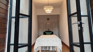 Body treatments, aromatherapy, hot stone massages, body scrubs, facials