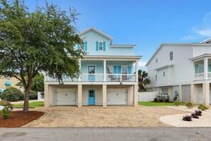 Exterior - Tybee Ocean View & Private Pool - 1B Oceanview Court (Tybee Island)