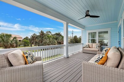 Tybee Ocean View & Private Pool - 1B Oceanview Court